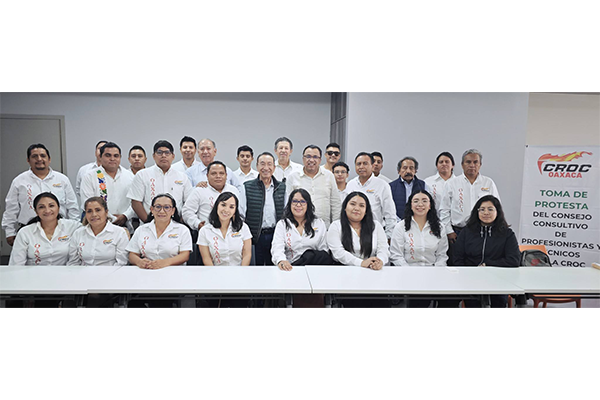 croc, 2025, toman, protesta, integrantes, consejo, profesionistas, tecnicos, croc, en, oaxaca, CROC