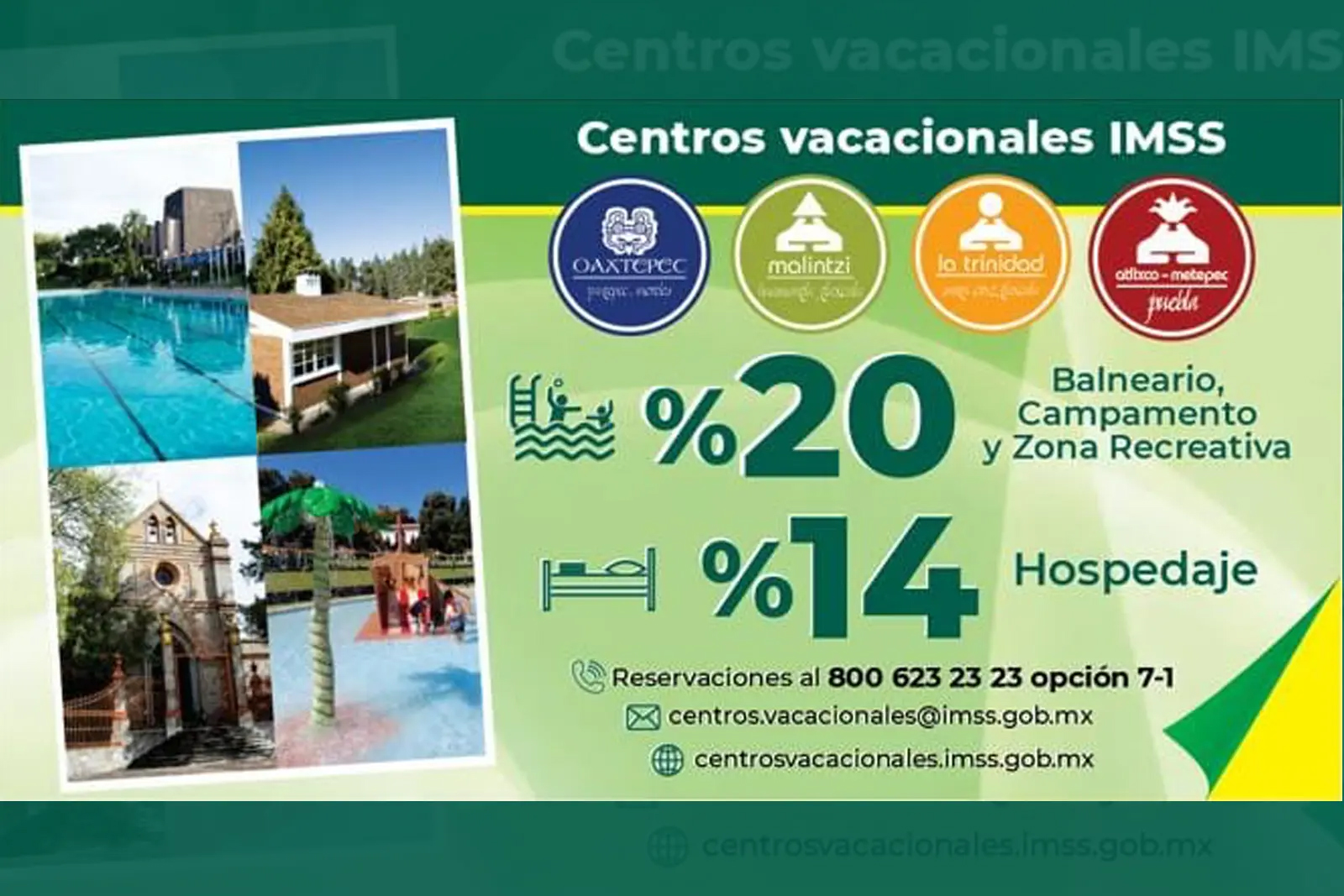croc, centros, vacacionales, imss